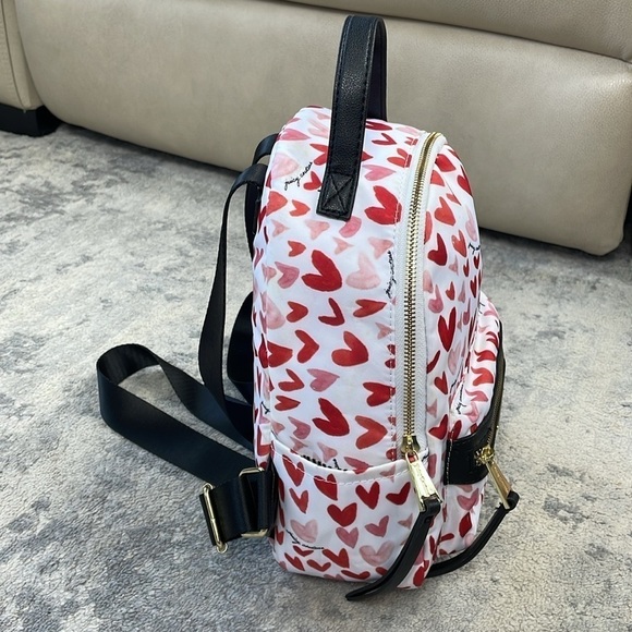 Juicy Couture Mini Heart Backpack White Red Black Casual main image 11